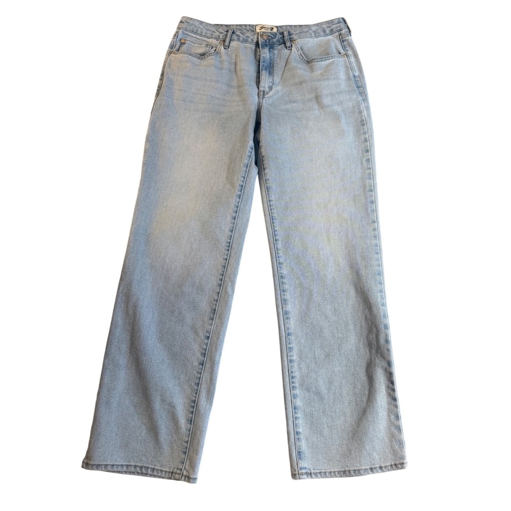 Seven7 Women's Loose‎ Straight Leg Jeans Light Wash Size 8